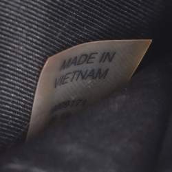 Pre Owned Tory Burch Black Croc Embossed Leather Emerson Crossbody Bag