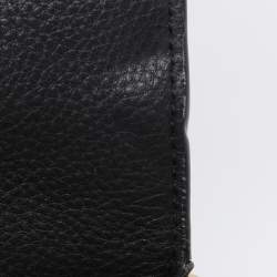 Pre Owned Tory Burch Black Leather and Suede Kira Shoulder Bag 