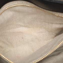 Pre Owned Tory Burch Black Leather and Suede Kira Shoulder Bag 