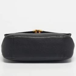 Pre Owned Tory Burch Black Leather Chelsea Chain Shoulder Bag