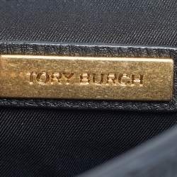 Pre Owned Tory Burch Black Leather Chelsea Chain Shoulder Bag