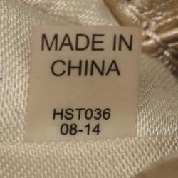 Pre Owned Tory Burch Brown Leather Drawstring Tassel Bucket bag