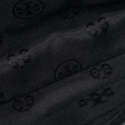 Pre Owned Tory Burch Black Leather Kira Envelope Shoulder Bag