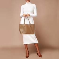 Pre Owned Tory Burch Brown Leather Blake Tote