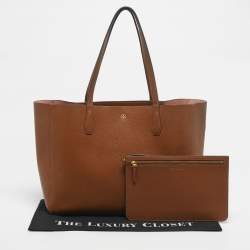 Pre Owned Tory Burch Brown Leather Blake Tote