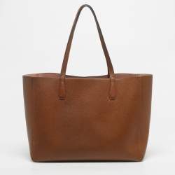 Pre Owned Tory Burch Brown Leather Blake Tote