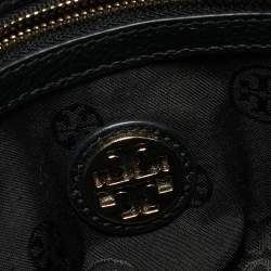 Pre Owned Tory Burch Black Leather Chelsea Shoulder Bag