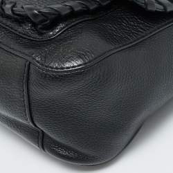 Pre Owned Tory Burch Black Leather Chelsea Shoulder Bag