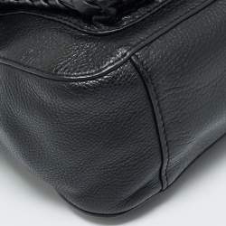 Pre Owned Tory Burch Black Leather Chelsea Shoulder Bag