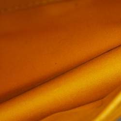 مملوكة مسبقًا حقيبة كتف توري برش روبنسون جلد أصفر قابلة للتحويل