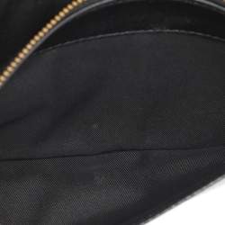 Pre Owned Tory Burch Black Leather Chain Clutch