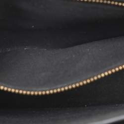 Pre Owned Tory Burch Black Leather and Suede Miller Shoulder Bag