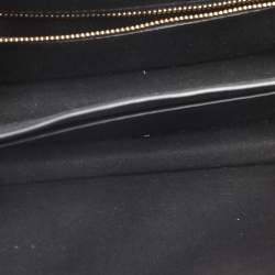 Pre Owned Tory Burch Black Leather and Suede Miller Shoulder Bag