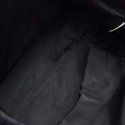 Pre Owned Tory Burch Black Nylon and Leather Ella Chain Tote