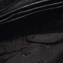 مملوكة مسبقًا حقيبة كروس توري برش بريتن صغيرة جلد أسود