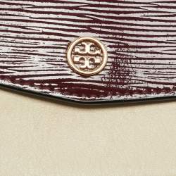 مملوكة مسبقًا حقيبة كتف توري برش روبنسون جلد مختلط متعدد الألوان