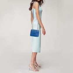 Pre Owned حقيبة كتف توري برش اليكسا جلد أسود