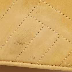 Pre Owned Tory Burch Alexa Mini Mustard Leather Shoulder Bag