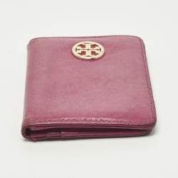 مملوكة مسبقًا حافظة بطاقات توري برش شعار جلد وردي