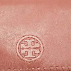 مملوكة مسبقًا Tory Burch Marion Old Rose Leather Shoulder Bag