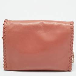 مملوكة مسبقًا Tory Burch Marion Old Rose Leather Shoulder Bag