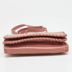 مملوكة مسبقًا Tory Burch Marion Old Rose Leather Shoulder Bag