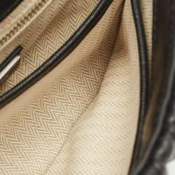 مملوكة مسبقًا حقيبة كتف توري برش كيرا صغيرة قش كروشيه بيج