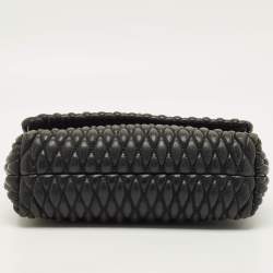 مملوكة مسبقًا حقيبة كتف توري برش كيرا صغيرة قش كروشيه بيج