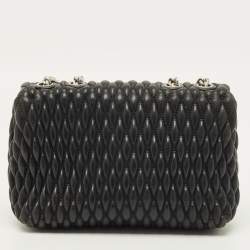 مملوكة مسبقًا حقيبة كتف توري برش كيرا صغيرة قش كروشيه بيج