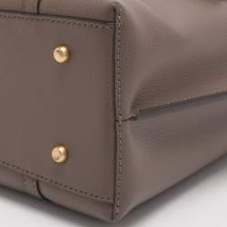 مملوكة مسبقًا حقيبة يد توري برش بيري جلد بني صغيرة