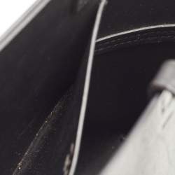 مملوكة مسبقًا حقيبة توري برش بلوك تي سوداء جلدية للتسوق