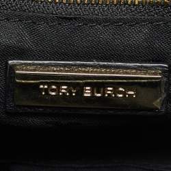 مملوكة مسبقًا حقيبة كتف توري برش فليمنغ جلد أسود صغيرة