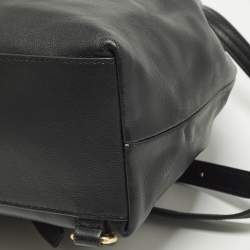 مملوكة مسبقًا حقيبة ظهر توري برش فليمنغ سلسلة صغيرة جلد أسود