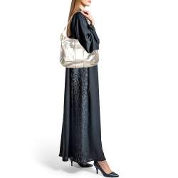 Pre Owned Tory Burch Gold Leather Hobo