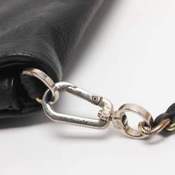 مملوكة مسبقًا Tory Burch Britten Black Leather Shoulder Bag