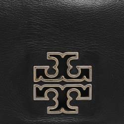 مملوكة مسبقًا Tory Burch Britten Black Leather Shoulder Bag