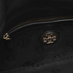 مملوكة مسبقًا Tory Burch Britten Black Leather Shoulder Bag