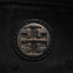 مملوكة مسبقًا Tory Burch Britten Black Leather Shoulder Bag