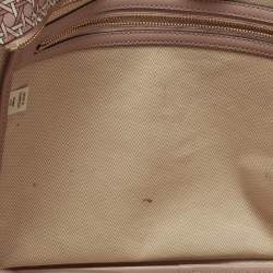 مملوكة مسبقًا حقيبة يد توتس توري برش إيفر ريدي قماش مطلي بطبعات وردي فاتح