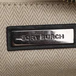 مملوكة مسبقًا Tory Burch Kira Small Black Chevron Leather Crossbody Bag
