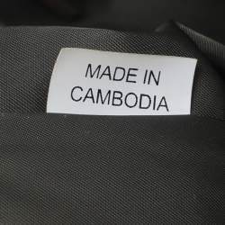 Pre Owned Tory Burch Ella Onesize Green/Multicolor Lyonnaise Floral Print Leather and Nylon Shopper Tote