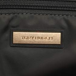 Pre Owned Tory Burch Ella Onesize Green/Multicolor Lyonnaise Floral Print Leather and Nylon Shopper Tote