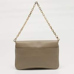 مملوكة مسبقًا حقيبة كلتش محولة جلد بيج توري بورش بومبي