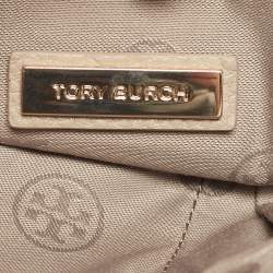 مملوكة مسبقًا حقيبة كلتش محولة جلد بيج توري بورش بومبي