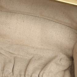 Pre Owned حقيبة يد علوية توري برش جلد متعدد الألوان وطباعة جلد ثعبان