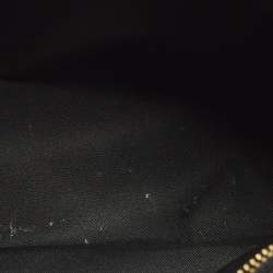 Pre Owned Tory Burch Fleming Black Leather Top Handle Bag