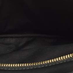 Pre Owned Tory Burch Fleming Black Leather Top Handle Bag