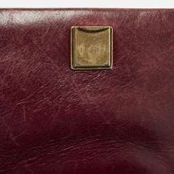 مملوكة مسبقًا حقيبة كتف توري برش فليمينغ صغيرة جلد مبطن أخضر