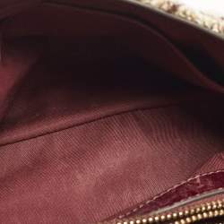 مملوكة مسبقًا حقيبة كتف توري برش فليمينغ صغيرة جلد مبطن أخضر