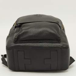 Pre Owned Tory Burch Thea Black Leather Backpack